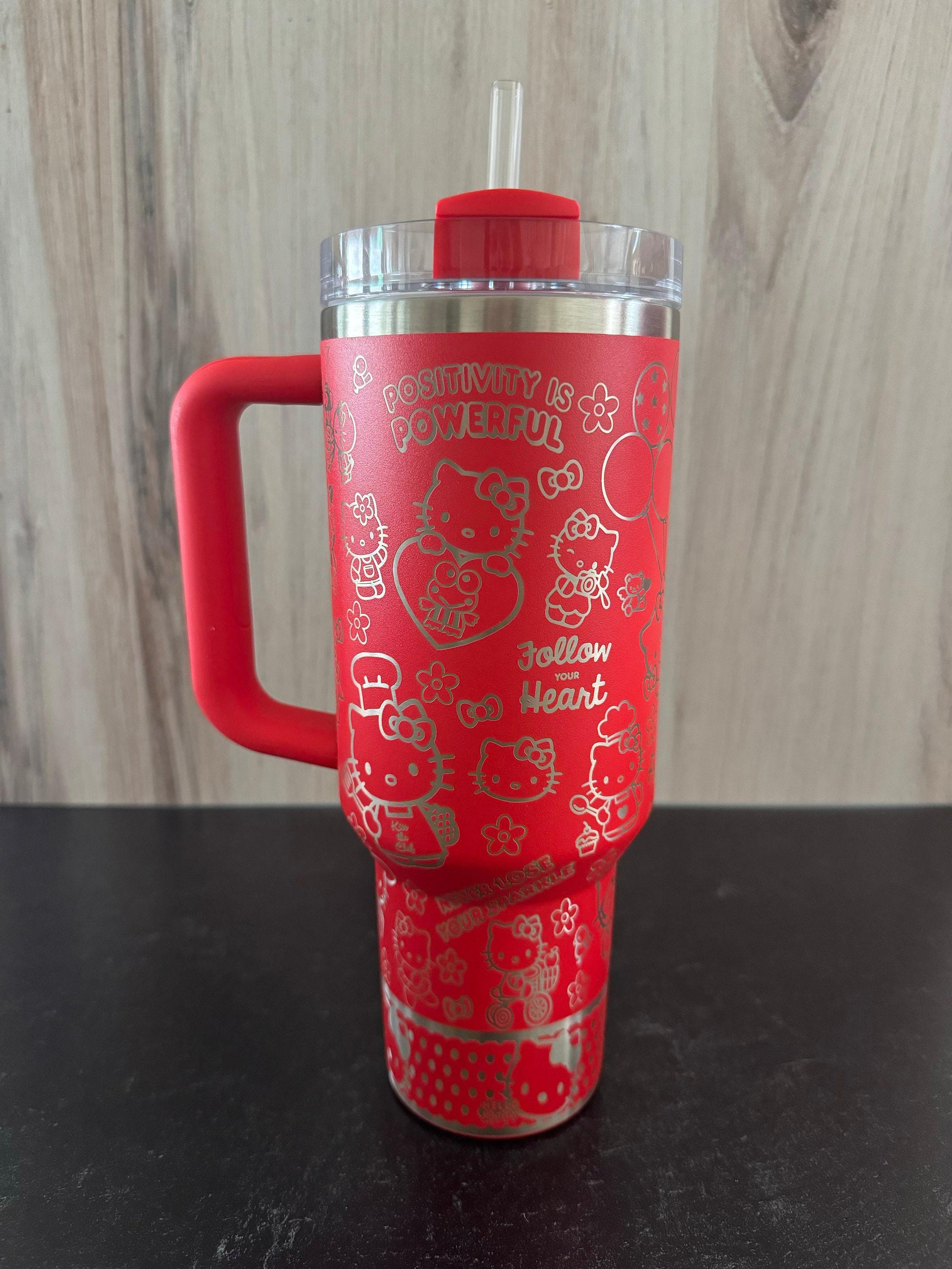 Stanley | Hello Kitty | Custom | Laser Engraved | Etched