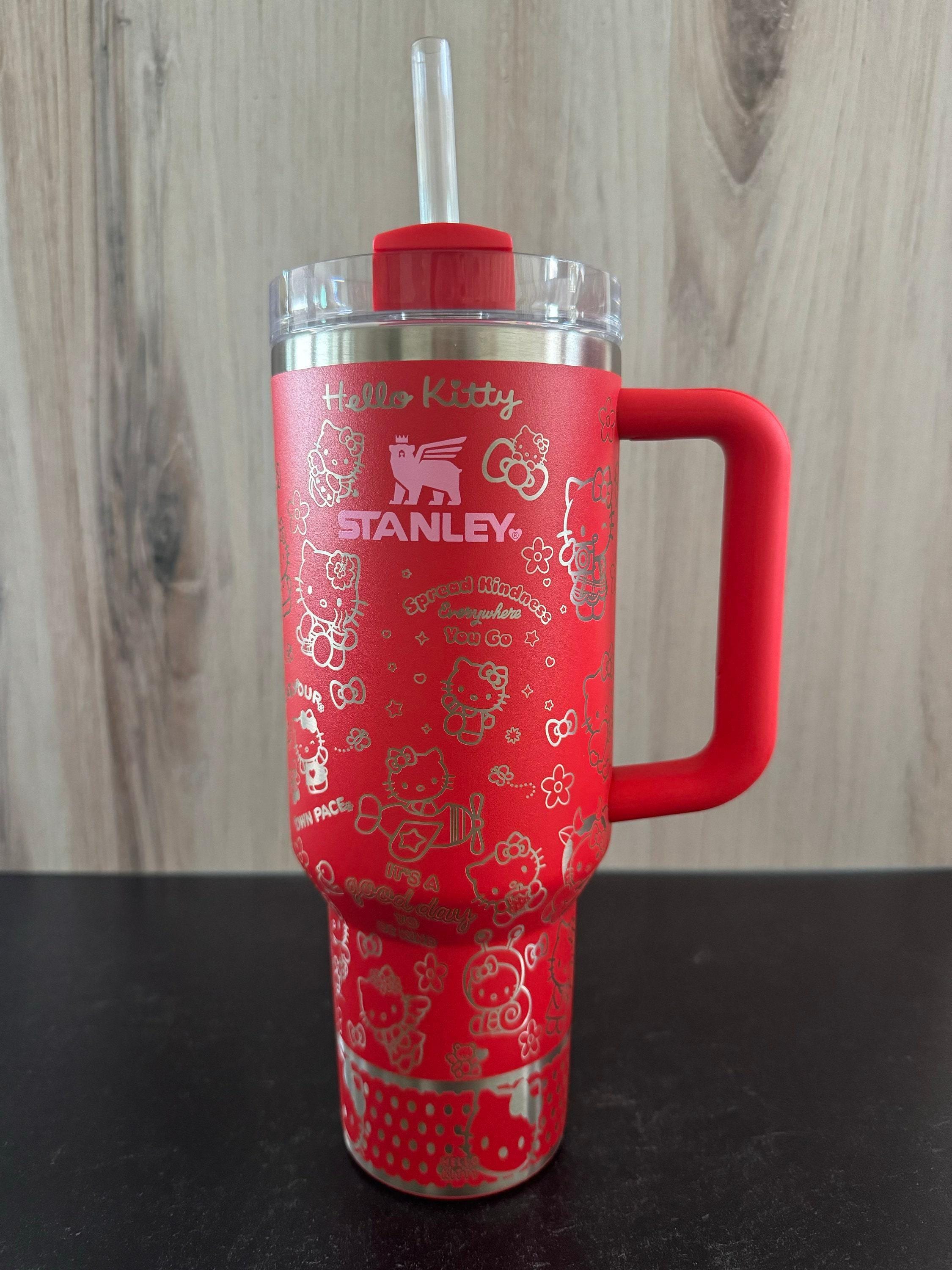 Stanley | Hello Kitty | Custom | Laser Engraved | Etched | Tumbler