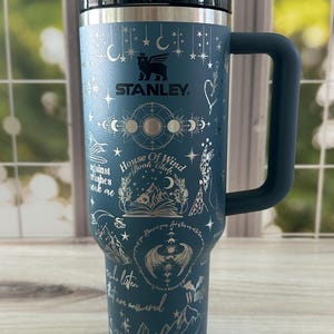 Stanley | acotar | books | custom | laser engraved | etched | tumbler| 40oz | quencher | city of starlight