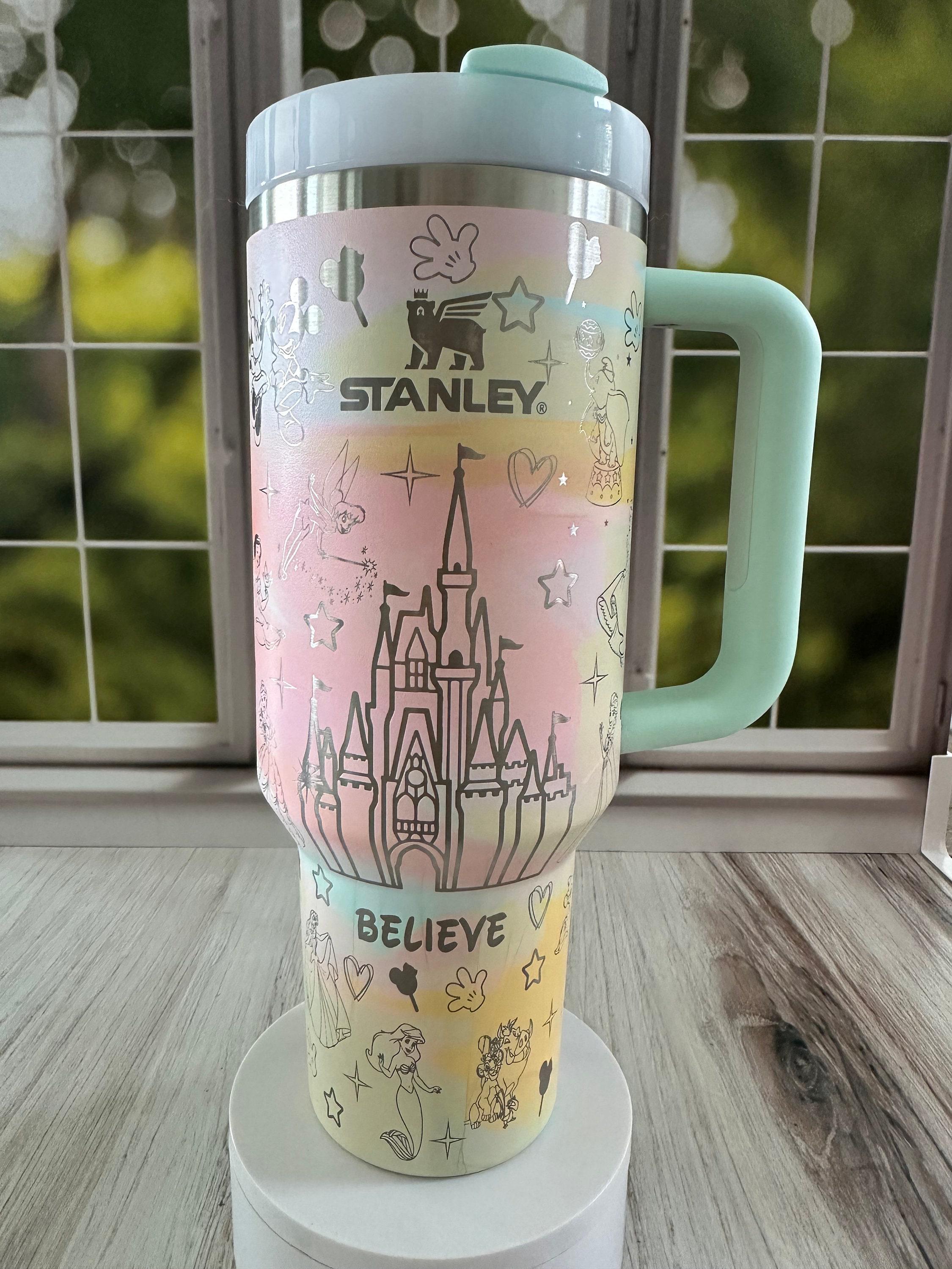 Stanley | disney | mickey | mouse & friends | custom | laser engraved | etched | tumbler| 40oz | quencher | disney characters