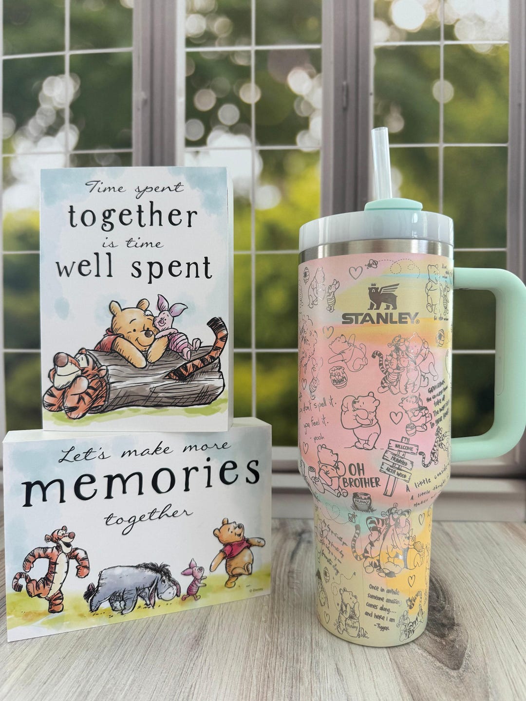Stanley | Disney | Pooh | Custom | Laser Engraved | Etched