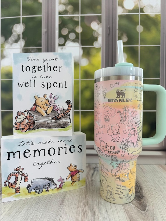Stanley | Disney | Pooh | Custom | Laser Engraved | Etched