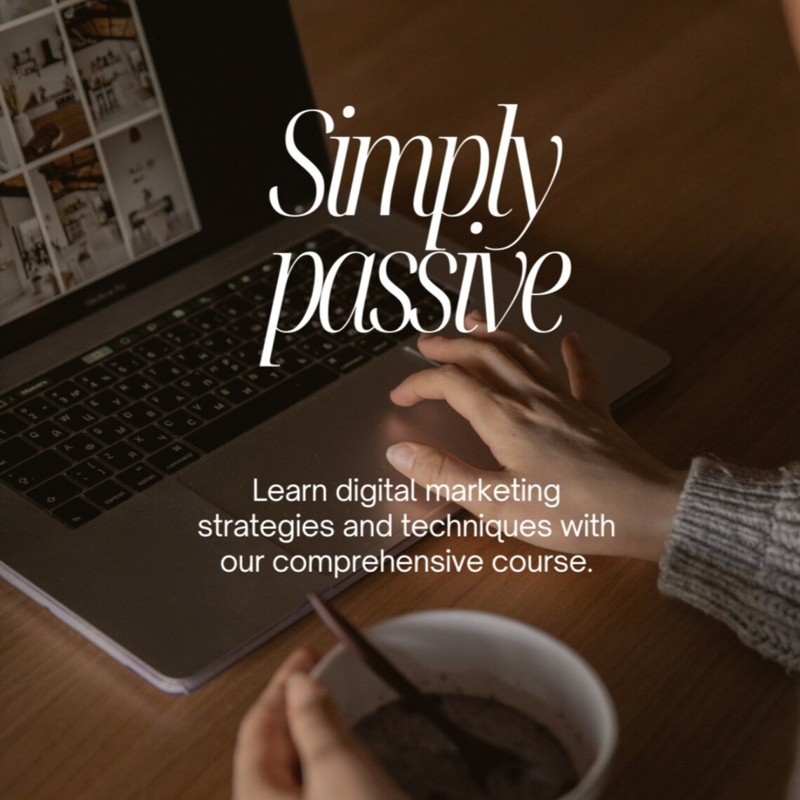 Simply Passive-original Digital Marketing Course. - Etsy