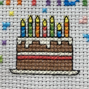 Happy Birthday Cross Stitch Pattern (PDF) - Etsy