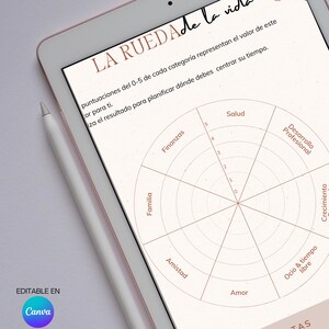 Pu&ograve; includere: Un grafico della ruota della vita stampabile con categorie che includono finanze, famiglia, salute, crescita personale, amicizia, amore e tempo libero. Il grafico &egrave; progettato per aiutarti a valutare il tuo equilibrio di vita e stabilire obiettivi.