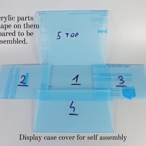 DIY. Display Case Cover Parts for SELF ASSEMBLY. - Etsy