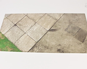 Display Base For A Model, Concrete Slabs Plus Asphalt , HD Quality Print On Foamex