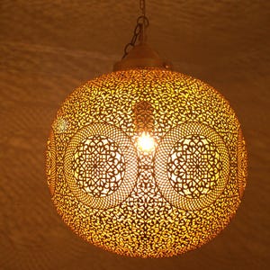 Moroccan Ball Pendant Lamp