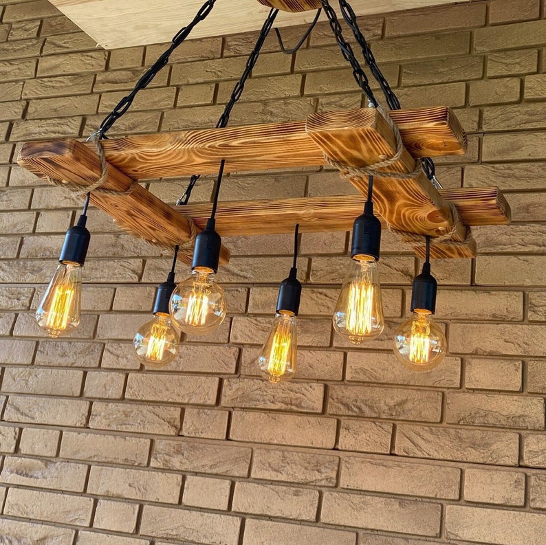 Loft Style Chandelier - Etsy - Candle Style Loft Lighting