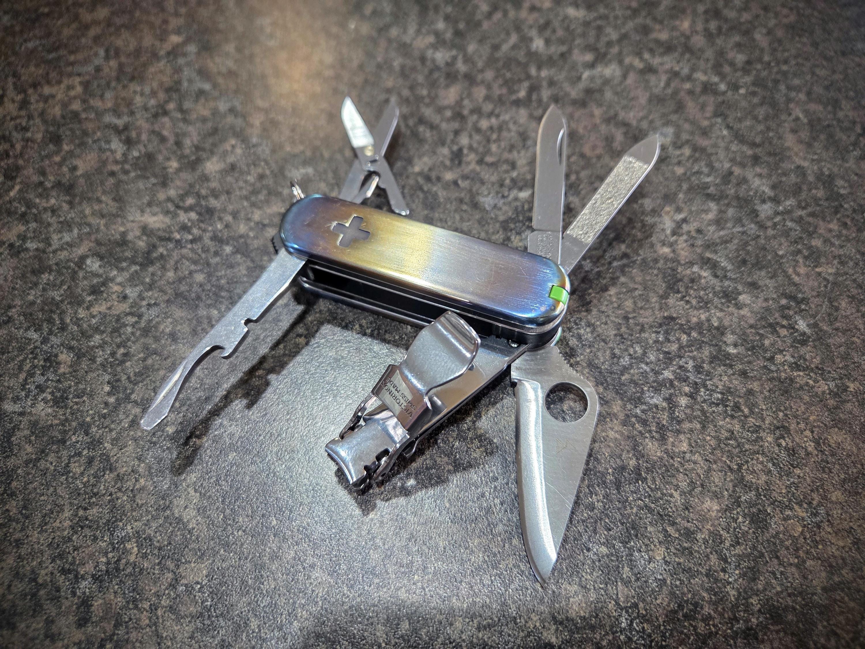 Blade Titanium Swiss Army Knife Custom Knives Victorinox Titanium