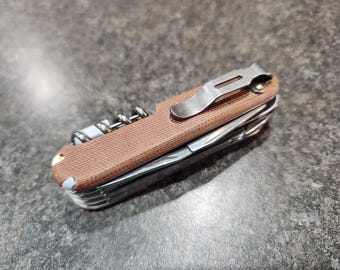 91mm Bladeless Swiss Army Knife w/ Micarta scales