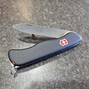 111mm Custom Victorinox Sentinel Acid Etched & Stone Washed