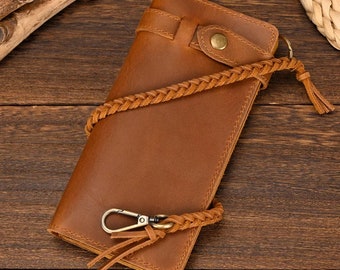 Leather Clutch for Men, Leather Wallet, Men clutch wallet, Wallet With Leather Strap, Card wallet, Cellphone Pouch For Men, Gift For Him