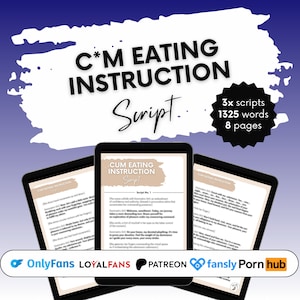 3x JOI/CEI Scripts for Femdom, Video Scripts for Adult Content Creators