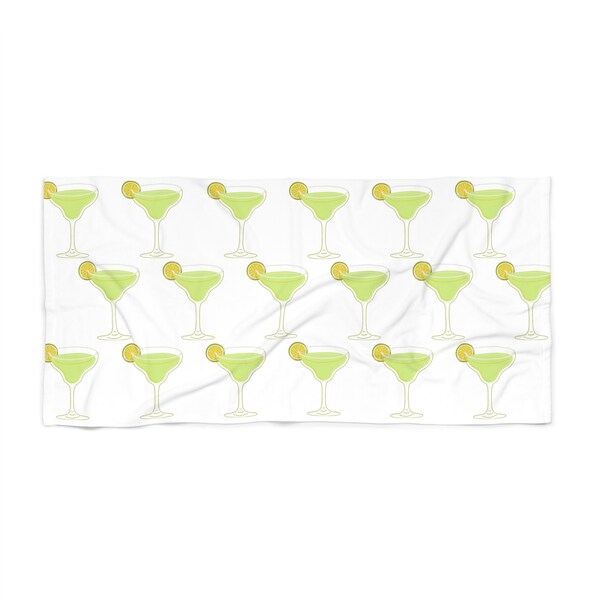 Custom Beach Towel Margarita Etsy