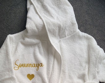 personalized child or adult bathrobe