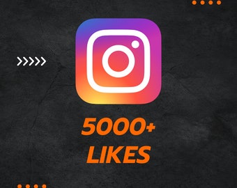 Instagram 5000+ Post or Videos Likes