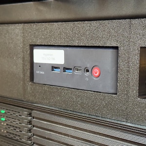 Rack Mount for B95 Beelink Mini PC, 2U, 2 Rack Units for 19" Standard Rack (Modular)