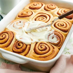 Best Cinnamon Rolls Recipe Card | Printable Breakfast Treat | Easy Digital Baking Download PDF