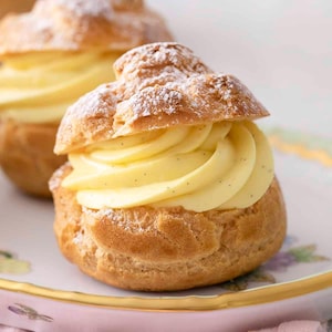 Ricetta classica per bignè stampabile / Ricetta facile per dessert francese in PDF / Guida alla pasticceria / Ricetta per la pasta choux / Download immediato