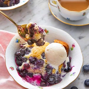 Blueberry Cobbler Recipe PDF | Easy Printable Dessert, Summer Baking, Instant Download