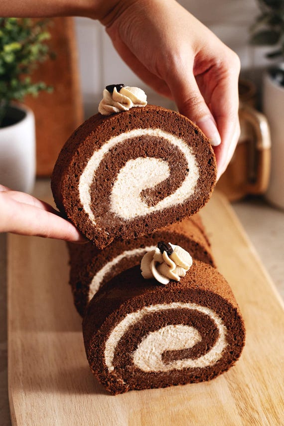 BEST RECIPE for the Most Amazing Mocha Roll Cake