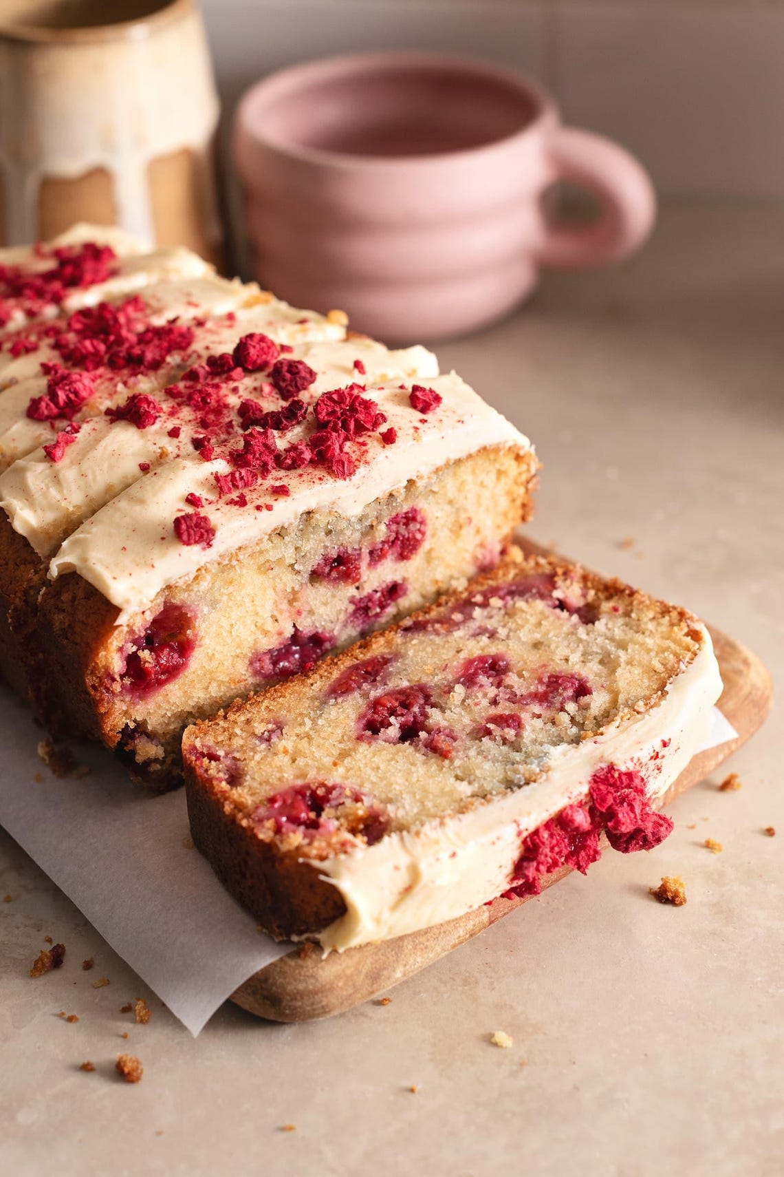 White Chocolate Raspberry Loaf Cake Recipe (digital Download - Etsy