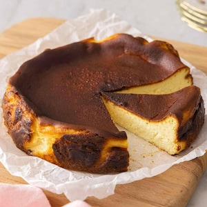 Basque Burnt Cheesecake Recipe PDF • Easy Burnt Cheesecake Digital Download • Printable Baking Guide.