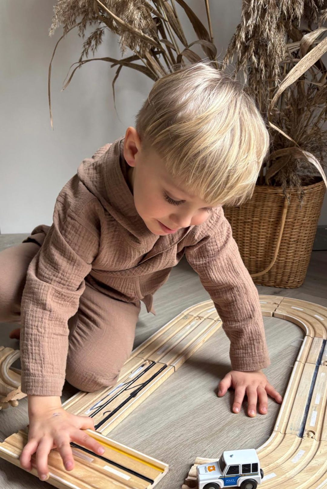 Boys Muslin Outfit  Lightweight 2-piece Hoodie Set | Toddler Lounge ...