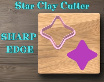 Star Polymer Clay Cutter, Earring Making, Clay Suppiles, Clay Cutters, Earring Making Cutter #1