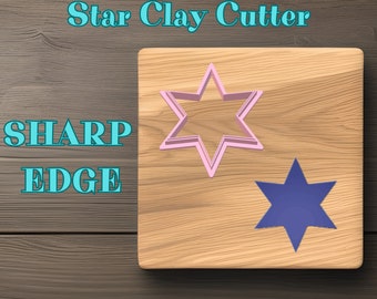 Star Polymer Clay Cutter, Earring Making, Clay Suppiles, Clay Cutters, Earring Making Cutter #4