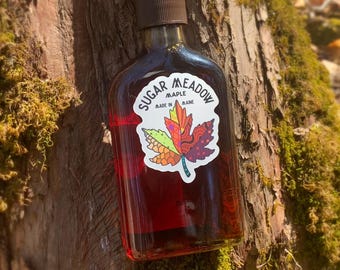 Maine Maple Syrup: Grade A Dark, Wood Fired, 6.7 oz