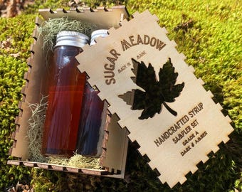 Sampler Set - Grade A Dark & Amber - 100% Pure Maine Maple Syrup