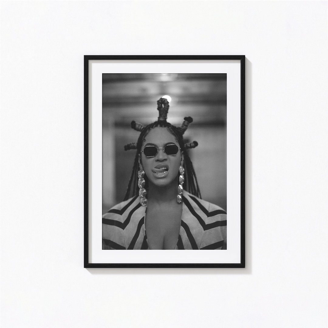 Beyonce Posters / Beyonce Black and White Wall Art, Album Cover Poster ...
