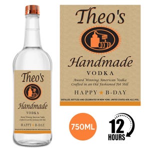 Tito's Vodka Label, Custom Titos Vodka Label, Personalized Template, Digital Download Vodka Bottle Label, Gift, Birthday, Wedding, 750ml