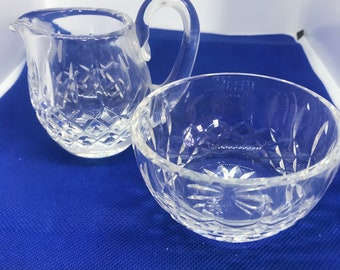 Ensemble crème et sucre Crystal de Waterford