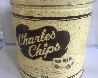Charles Chips Potato Chip Can