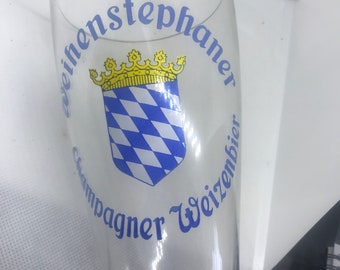 Vintage Weihenstephan Pilsner Glasses - Set of 2