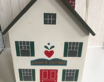 ヴィンテージ木製クッキーコテージ - Etsy 日本