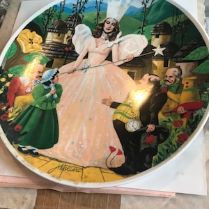 Wizard of Oz Follow the Yellow Brick Road Collectible Plate