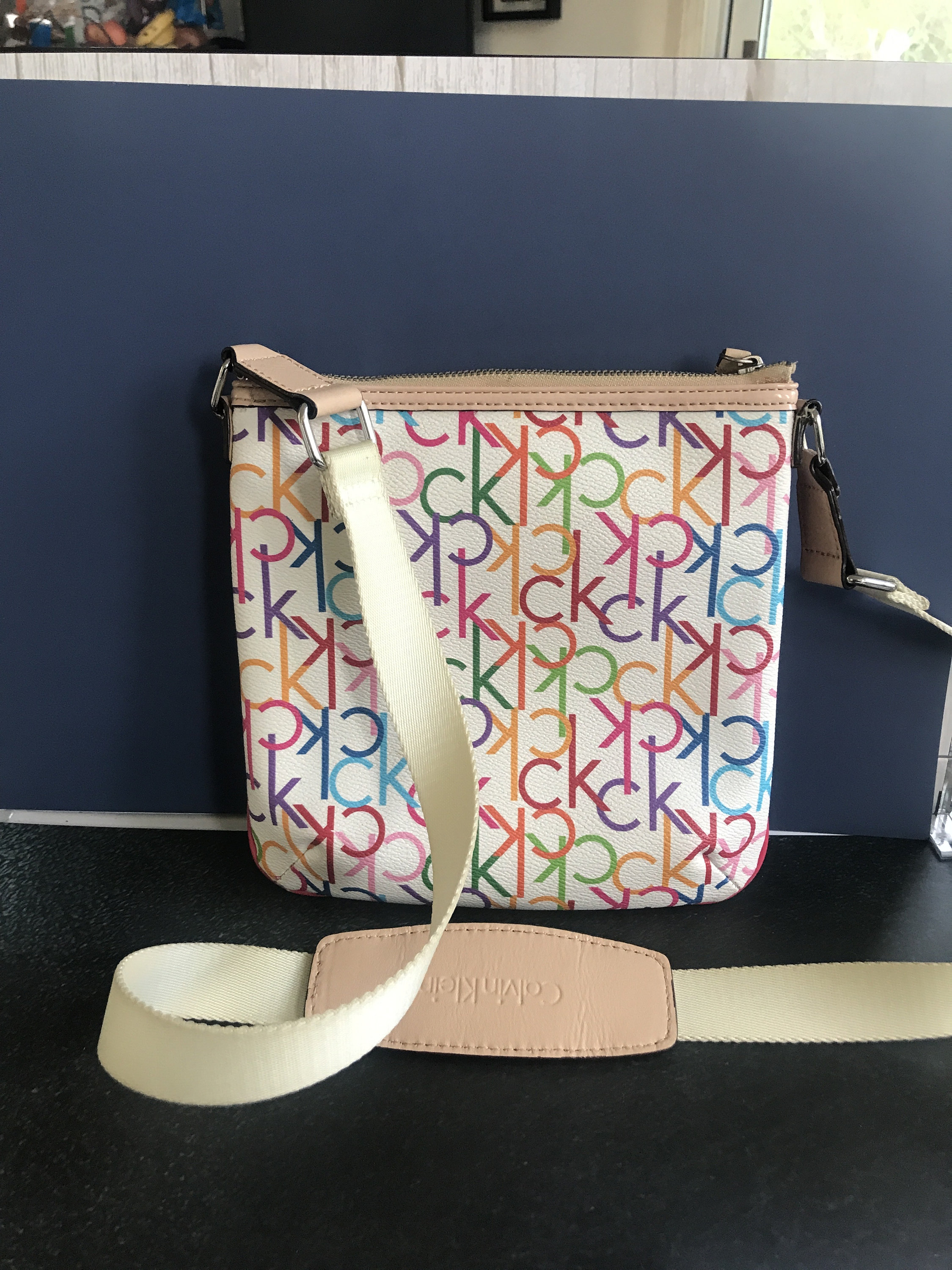 Calvin Klein CK Signature Logo Monogram Crossbody Sling Bag Purse Etsy UK