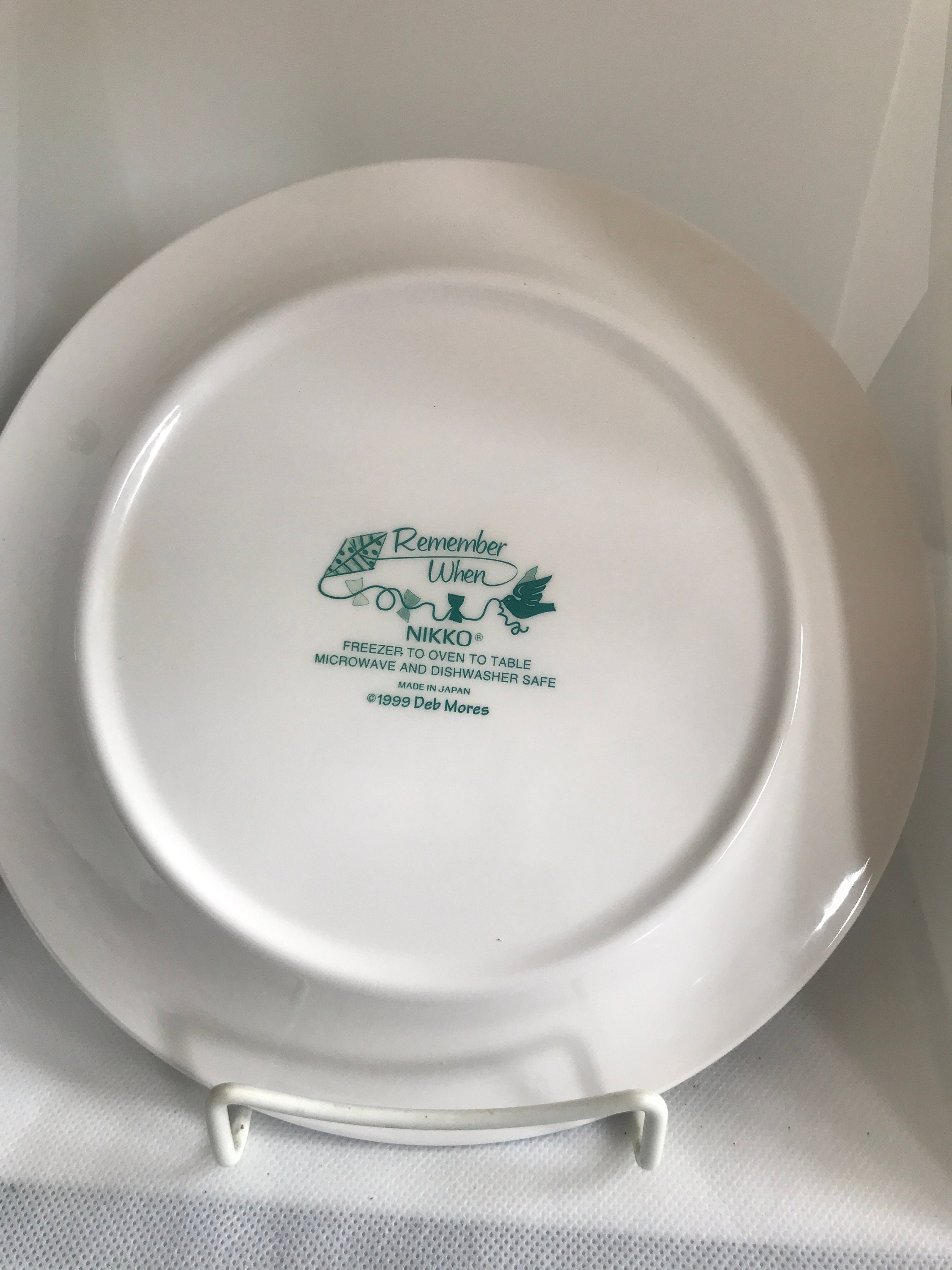 ☆ 新品　NIKKO Remember When Deb Mores プレート Nikko Remember When - Etsy