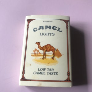 Vintage Camel Cigarette Matchbox With Matches
