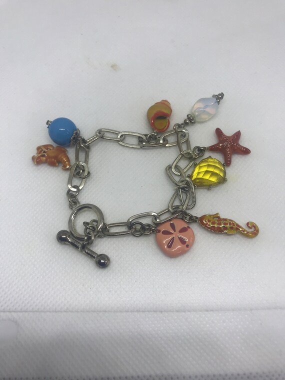 Seaside Theme Charm Bracelet - image 2