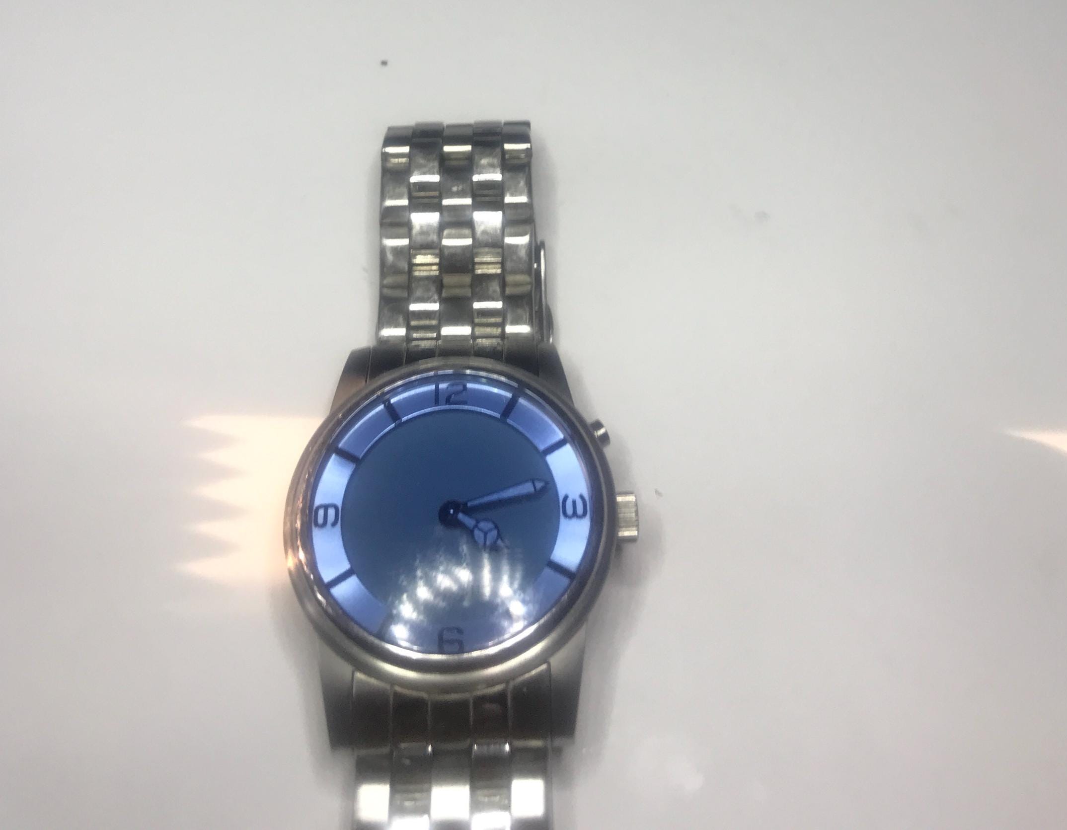 FOSSIL BIG TIC ハート柄 ES-9566 フォッシル　 A55 ジャンク】レア フォッシル ビッグティック ハート柄 ES-9566