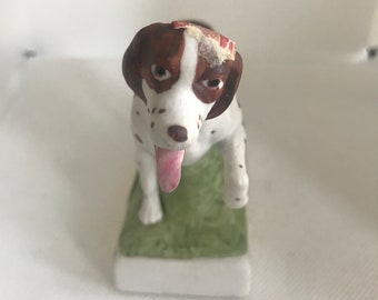 Decanter per whisky Mini Pointer Dog Art 1976 da collezione