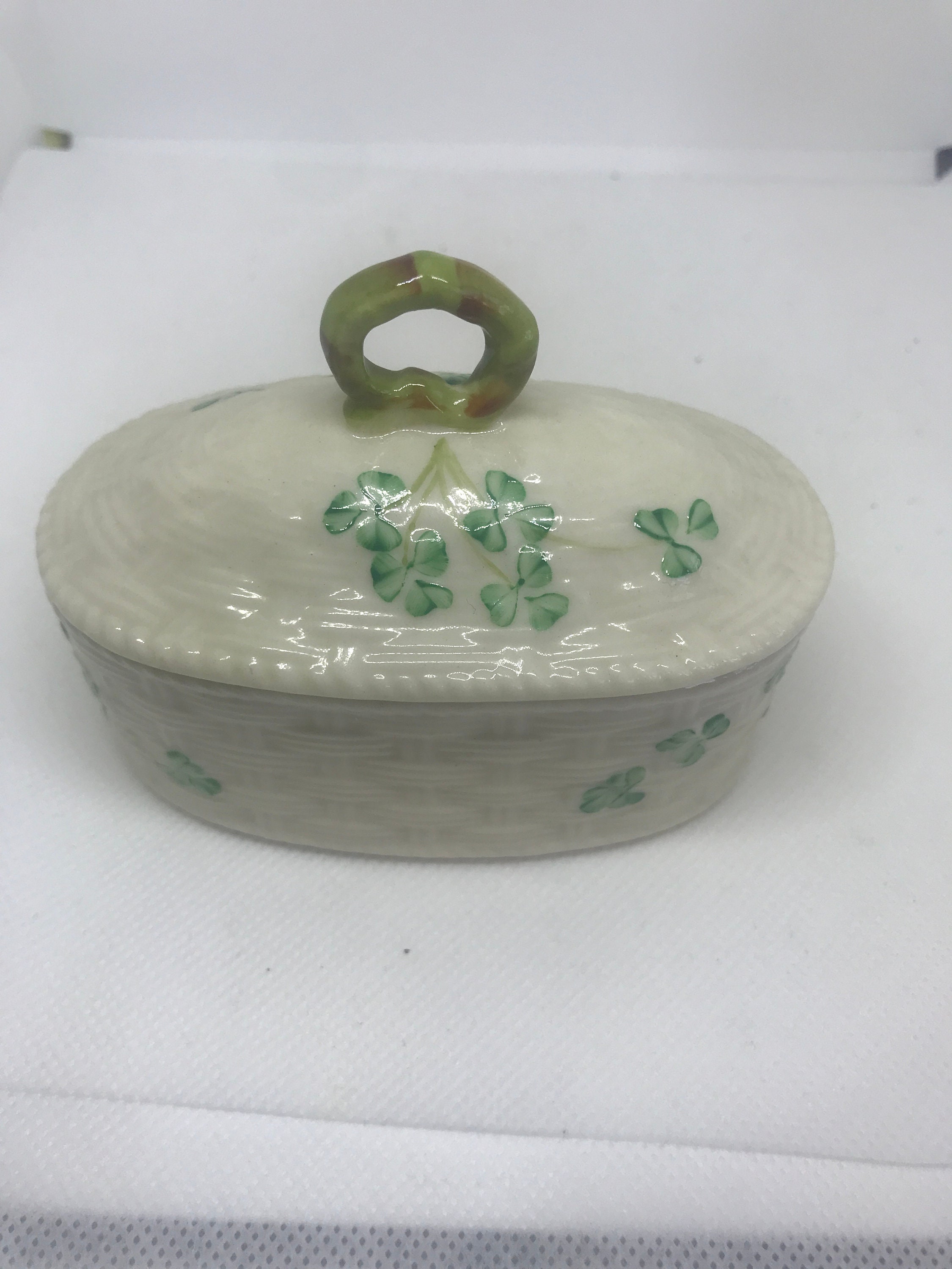 Belleek Trinket Box - Etsy Belleek Trinket Box - Etsy