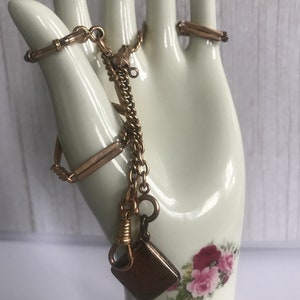 Antique Victorian Gold Filled Pocket Watch Chain