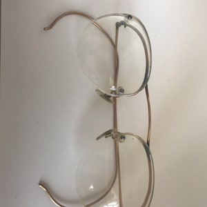 Antique Gold Frame Glasses