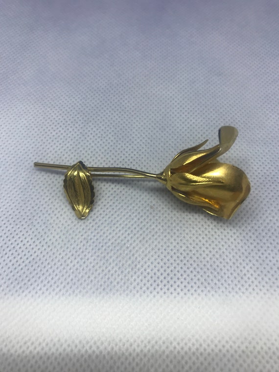 Vintage Brooch/Pin Rose Bud